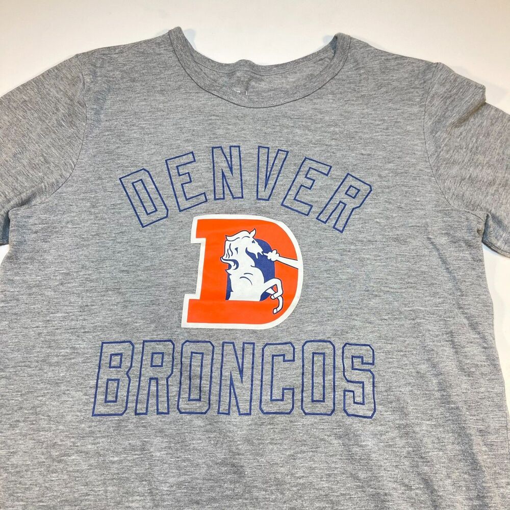 NIKE Denver Broncos NFL Football T SHIRT Sz Mens M Tri Blend